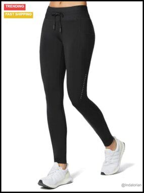 Fleece Lined Leggings Tights Water Resistant High Waisted Hiking Pants